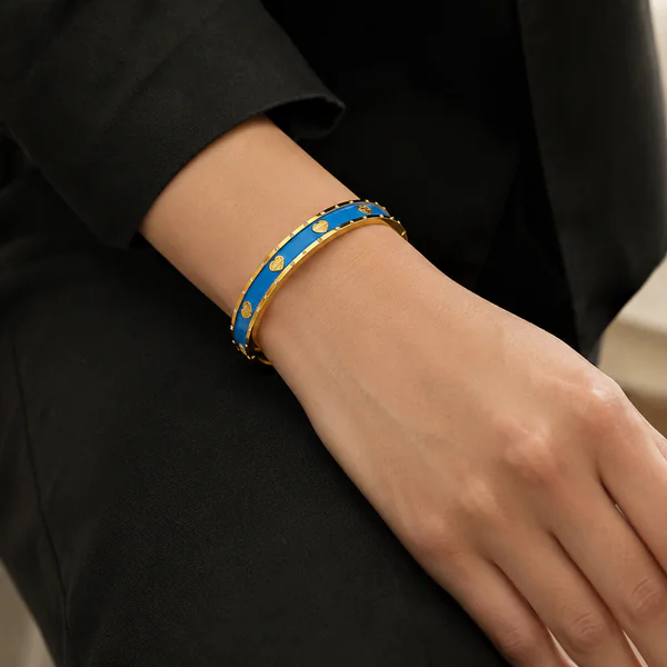 Anti-Tarnish Tiffany Kada - Anti-Tarnish from BLINGARI luxury Indian fashion collection