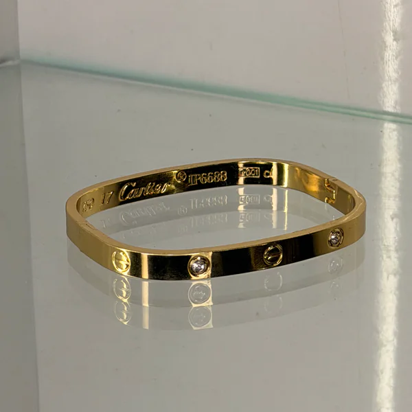 Eternal Glow Bangle - Bangles from BLINGARI luxury Indian fashion collection