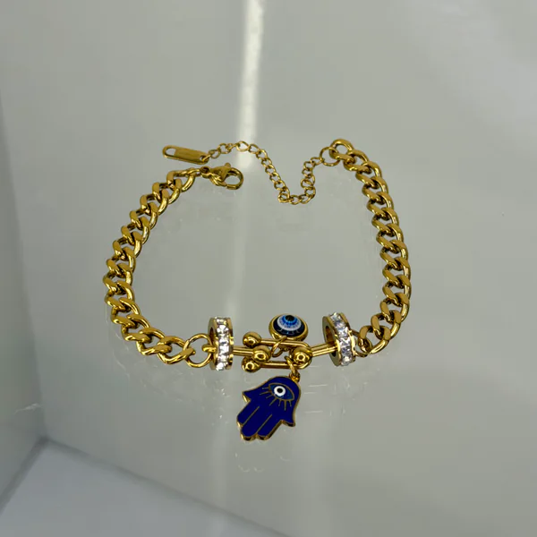 Nazar Shield Bracelet - Bangles from BLINGARI luxury Indian fashion collection