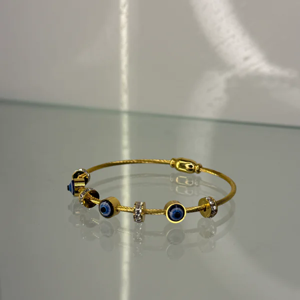 Nazar Shield Kada - Bangles from BLINGARI luxury Indian fashion collection