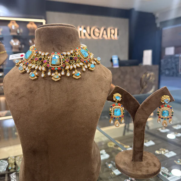 3 Z Stone - Bridal Sets from BLINGARI luxury Indian fashion collection