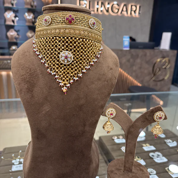 Jdha T.m Akbr - Bridal Sets from BLINGARI luxury Indian fashion collection