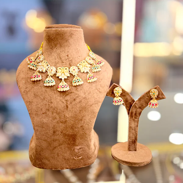 Necklace Set - Bridal Sets from BLINGARI luxury Indian fashion collection