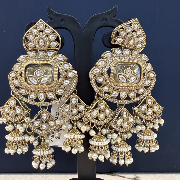 Kashmiri Jhumka - Jhumkas from BLINGARI luxury Indian fashion collection