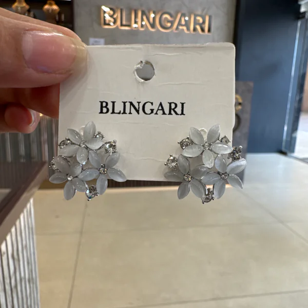 Earring 5912912 - Earrings & Jhumkas from BLINGARI luxury Indian fashion collection