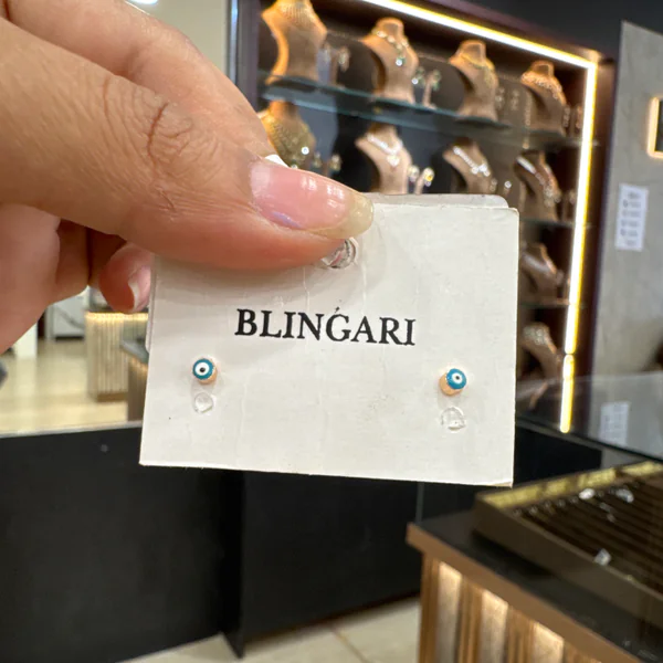 Earring 5118081 - Earrings & Jhumkas from BLINGARI luxury Indian fashion collection
