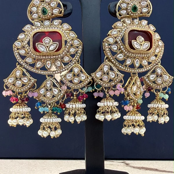 Jhumka Earrings - Jhumkas from BLINGARI luxury Indian fashion collection