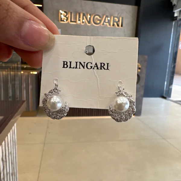 Earring 5912708 - Earrings & Jhumkas from BLINGARI luxury Indian fashion collection