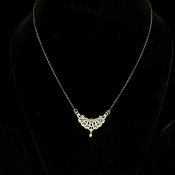 Noor Crest Mangalsutra - Mangalsutra from BLINGARI luxury Indian fashion collection