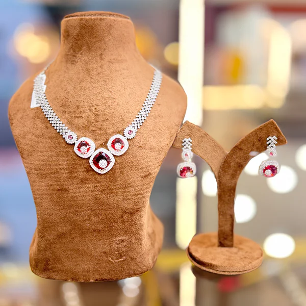 Necklace Set - Necklaces & Pendants from BLINGARI luxury Indian fashion collection