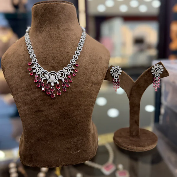 Rby Chndz - Necklaces & Pendants from BLINGARI luxury Indian fashion collection