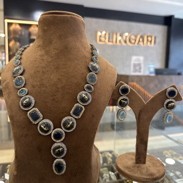 Jgr T Mala - Necklaces & Pendants from BLINGARI luxury Indian fashion collection