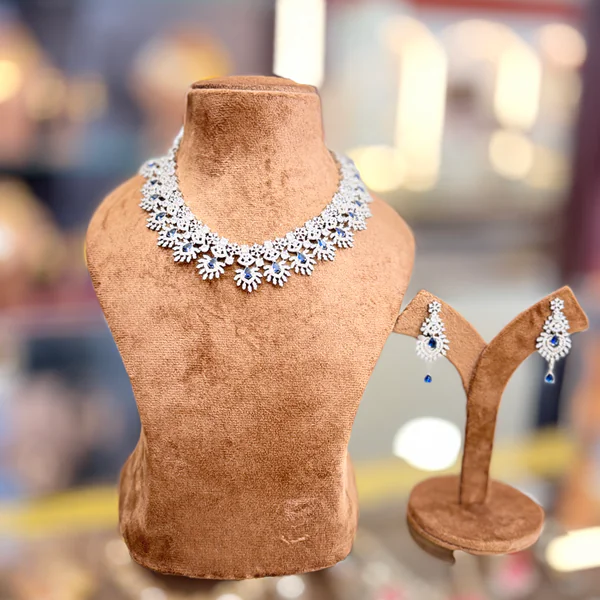 Riv Z Saph - Necklaces & Pendants from BLINGARI luxury Indian fashion collection