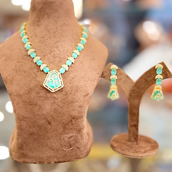 Necklace Set - Necklaces & Pendants from BLINGARI luxury Indian fashion collection