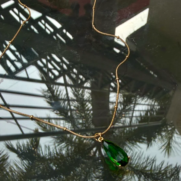 Green Solace - Necklaces from BLINGARI luxury Indian fashion collection