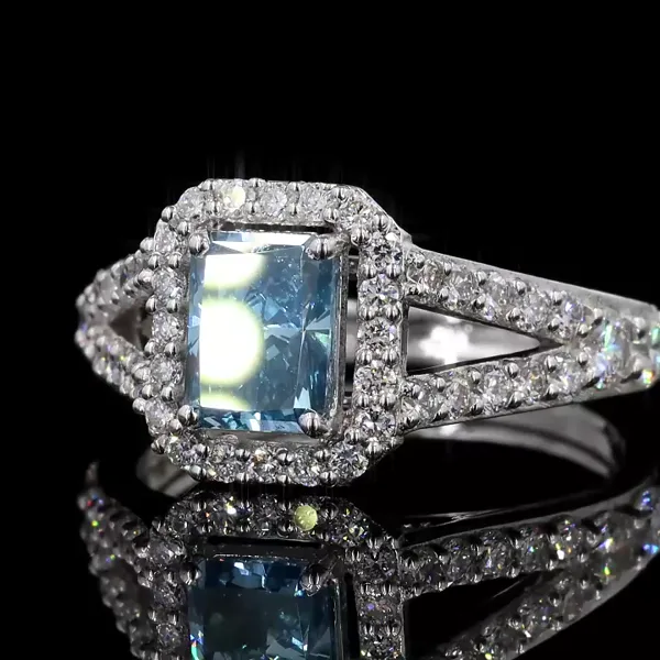 Lab Grown Diamond Ring - Diamond Rings from BLINGARI luxury Indian fashion collection